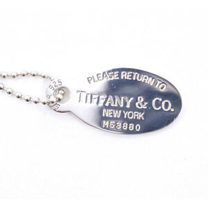 TIFFANY Co to Oval Necklace